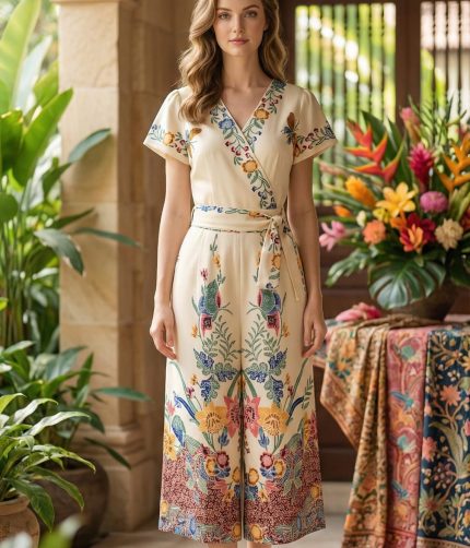 Puteri Flora Batik Jumpsuit