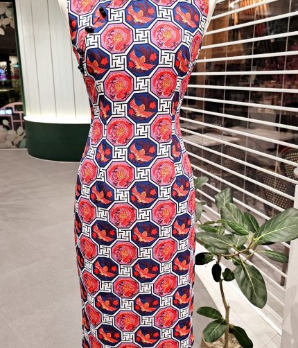 Phoenix Batiks QiPao Dress Red
