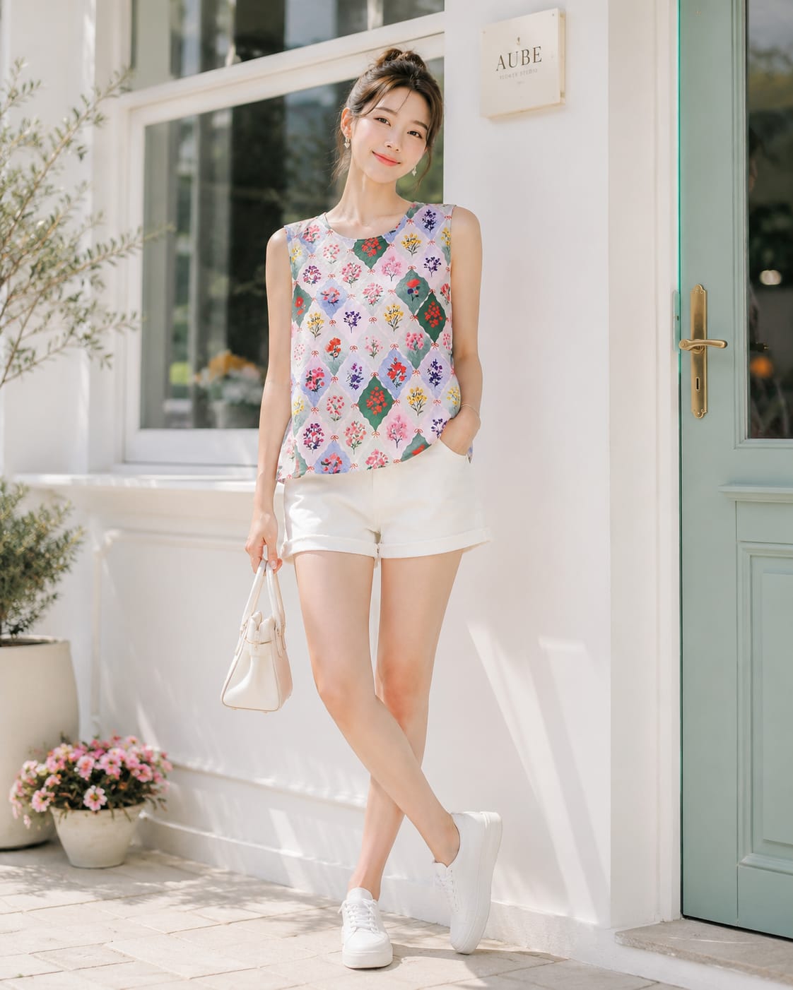 Whale Whisper Reversible Top_